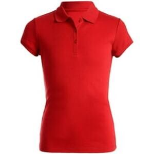 NWT Bienzoe Orange Short Sleeve Polo Shirt  6/6X